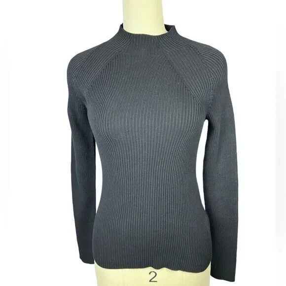 Boden Black mock-turtleneck Sweater - Picture 2 of 8